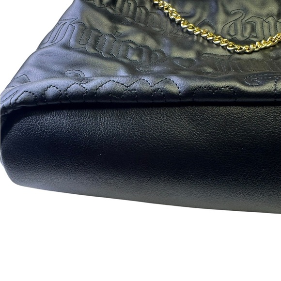 Juicy Couture Black Tote with Gold Chain - Picture 3 of 7